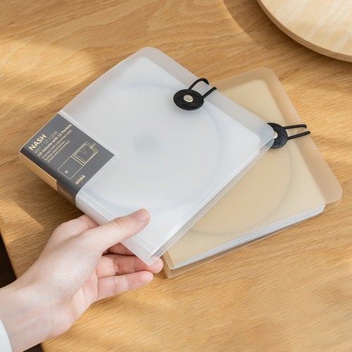 CD Case Binder 12-Capacity CD Storage Book Storage Container CD Organizer - 第 4/12 張圖片