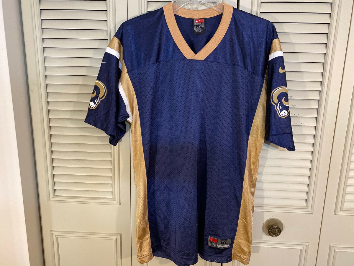 Vintage NIKE TEAM LA / St. Louis Rams (No Name) NFL Football