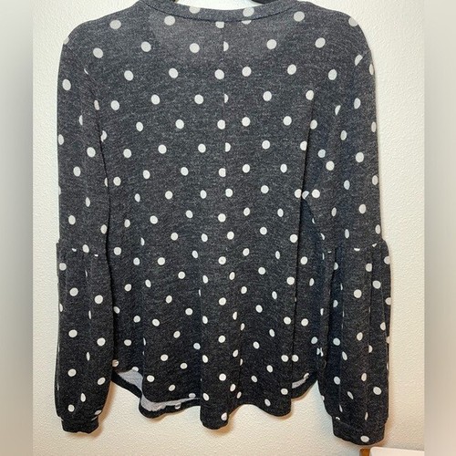 Brittany Black polka dot balloon top size M/L - Picture 4 of 5