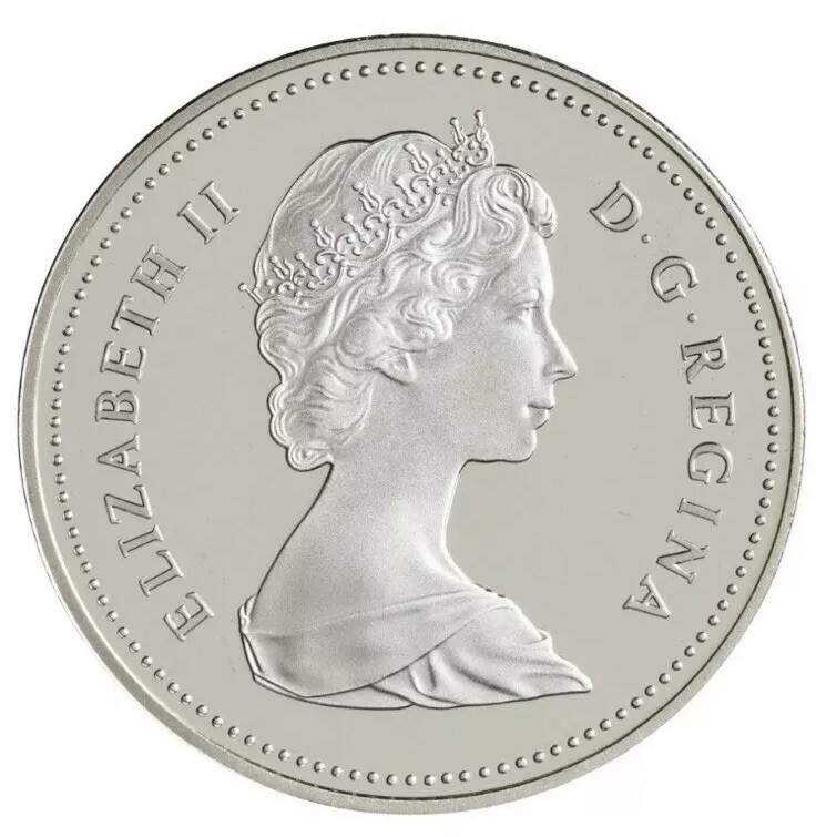 1982 Canada $1 One Dollar Elizabeth II Silver Proof Regina