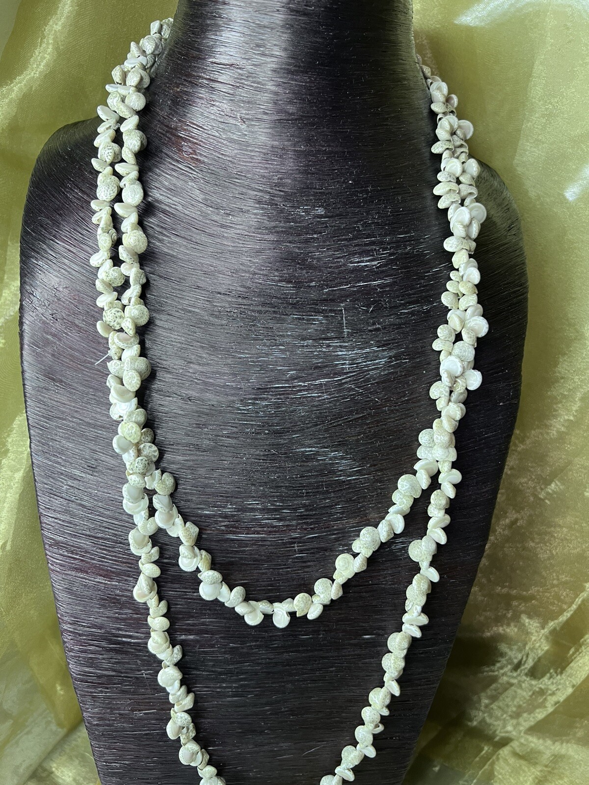 Shell Necklace Mini Shells Extra Long Nautical Oc… - image 5