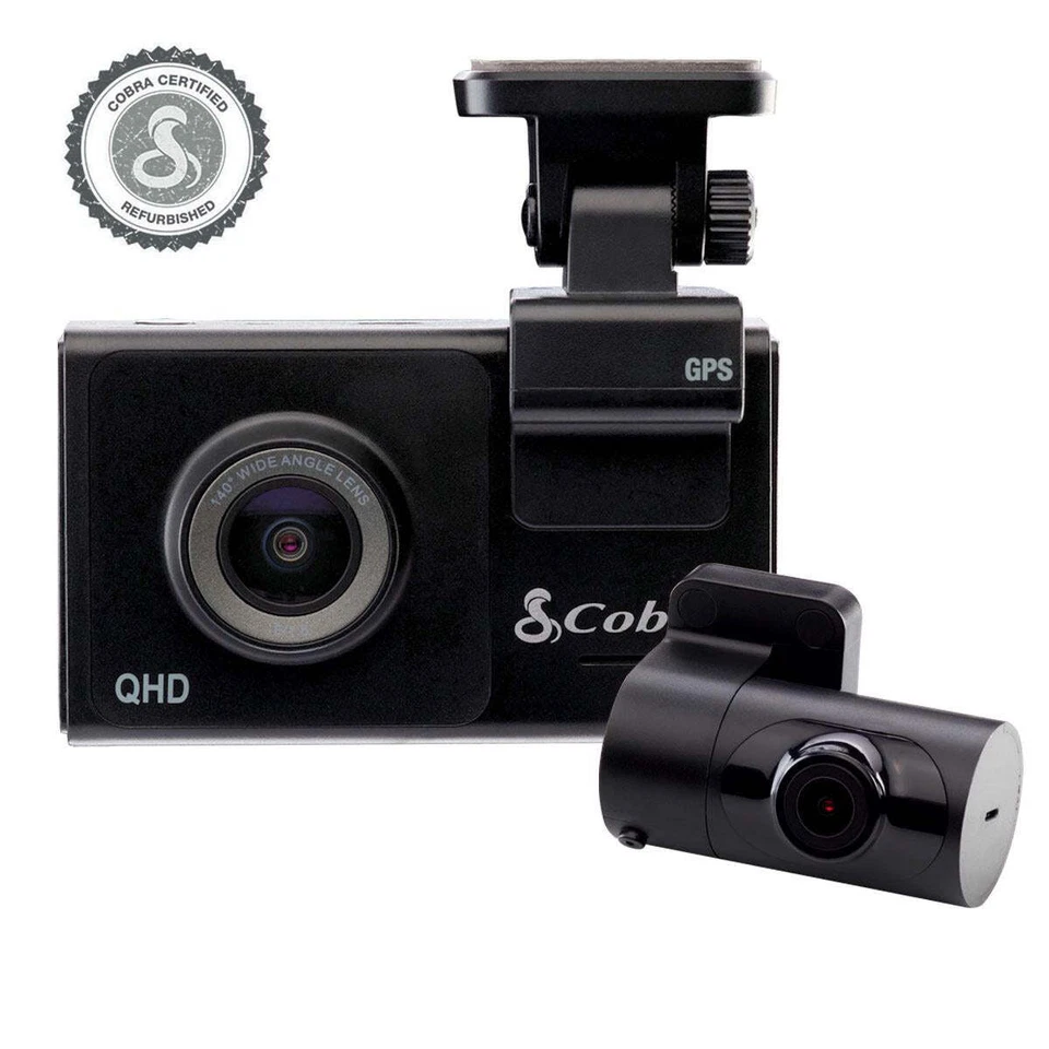 Cobra Smart Dash & Rear Cam SC 200D QHD 1600P WiFi GPS Certified Refurbished - Image 2 of 4