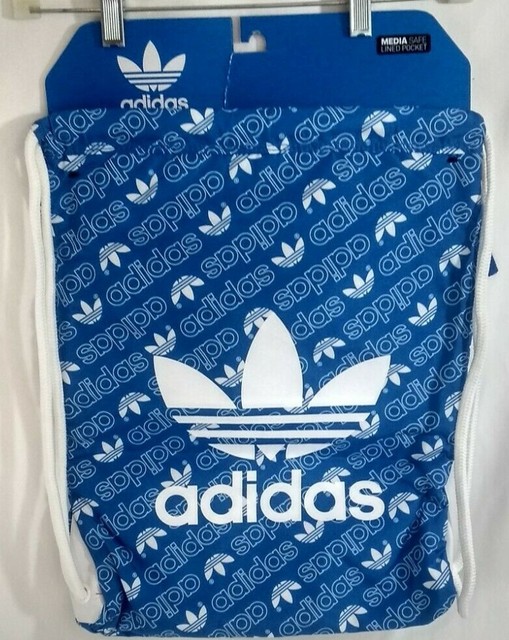 adidas trefoil drawstring bag