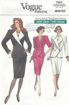 Vogue 7311 Misses/'//Miss Petite Jacket *Extremely Rare* Sewing Pattern