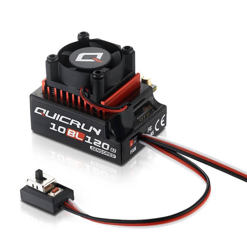 HOBBYWING HW30125002 QUICRUN 10BL120 G2 BRUSHLESS SENSORED/SENSORLESS ESC