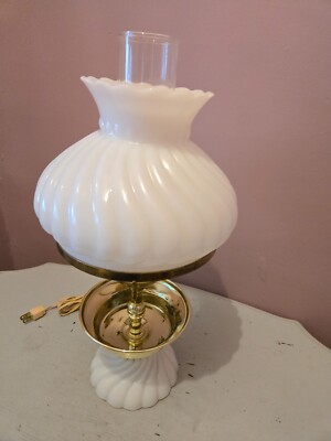 すぐ使えます　antique milk glass lamp アンティーク s-l400.jpg