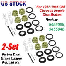 2-1/16" 8 Piston Disc Brake Caliper Rebuild Kit For GM 1967-1968 5456008 5455946