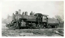 0B144 RP 1952 DU HAM STEPHENS CO RAILROAD 4-6-0 LOCO #24 SHILOH LA