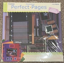 Colorbok Perfect Pages Friendship Scrapbook Kit w/Dimensional Embellishments NEW