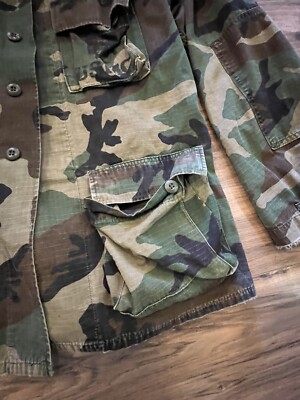 Vintage 90s Named USMC Woodland Camo Shirt/Jacket BDU US Vintage 90s Named USMC Woodland Camo Shirt/Jacket BDU US