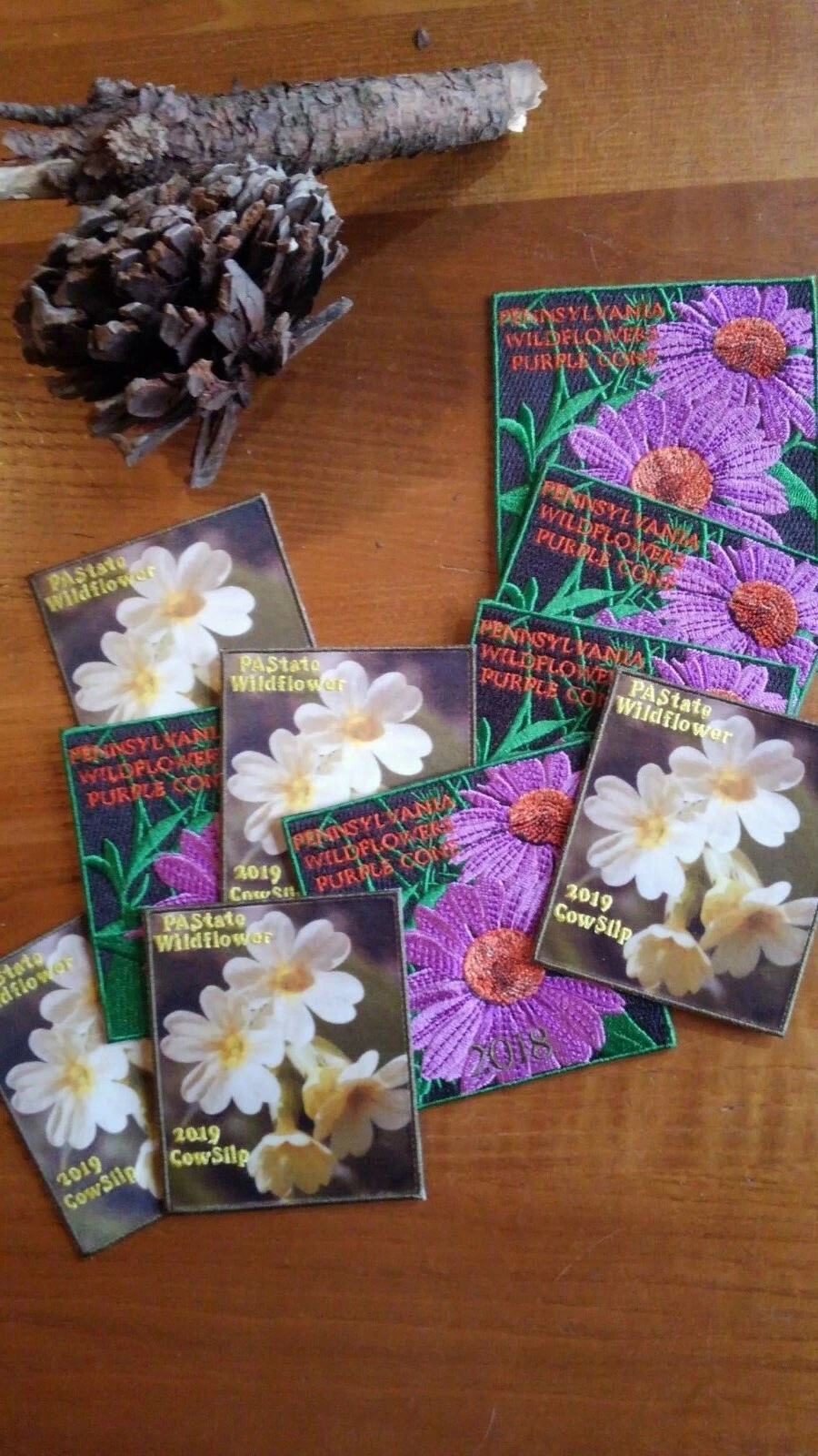 Pennsylvania wildflower patch collection 2017, 2018, 2019 limited 50+ patches