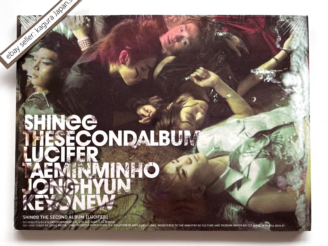 SHINee LUCIFER Korean ver. Type A Official CD Photocard 2nd Album