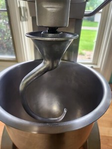 Hobart C100, 10 Quart Aluminum Dough Hook C10E-ALU for 10 Qt. Mixers - EUC