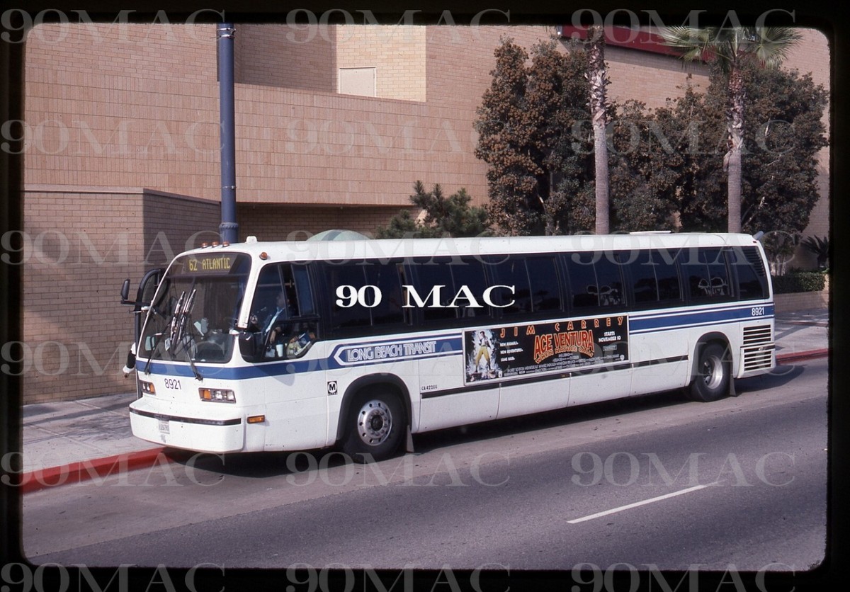 LBT. GM RTS BUS #8921. Long Beach (CA). Original Slide 1995. | eBay