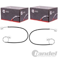 2X A.B.S. Handbremsseile Hinten Passend FüR Skoda Rapid Trommelbremse Links+Rech