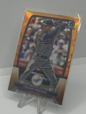 Topps 2023 Bowman Chrome Freddie Freeman #47 Orange Refractor /25 Dodgers