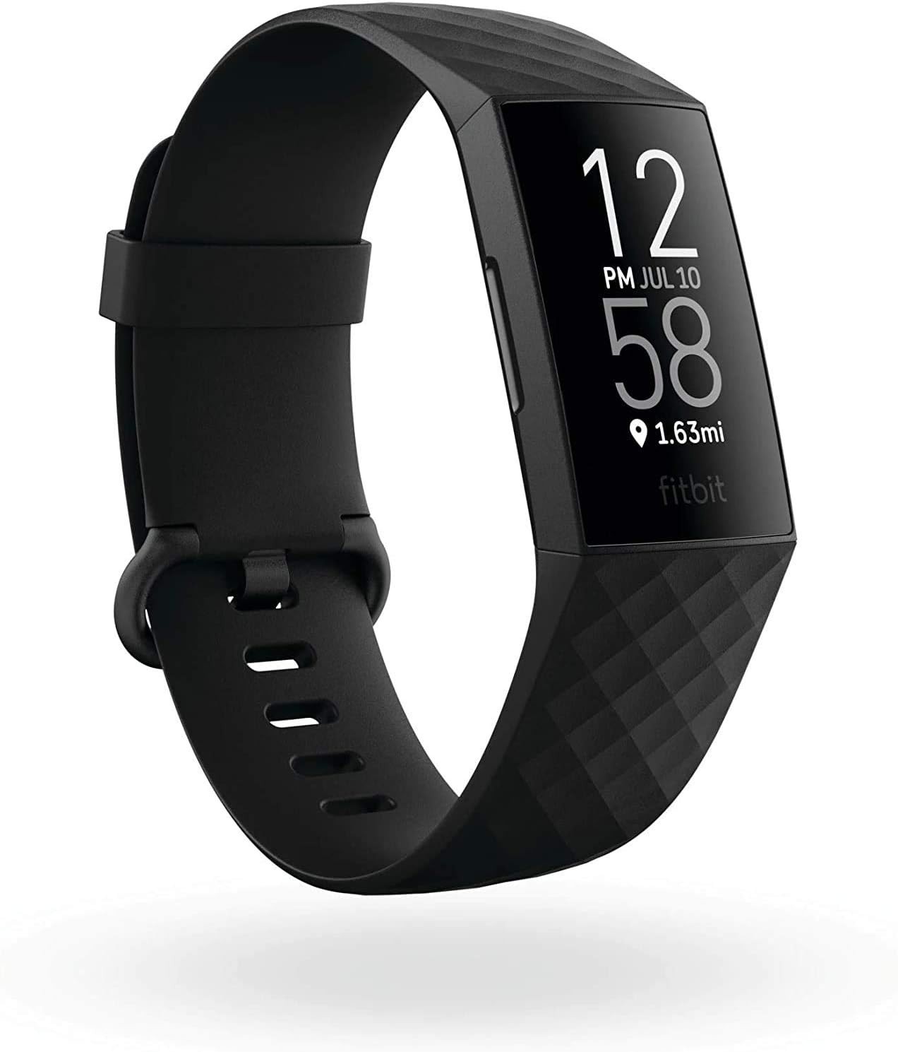 Fitbit Charge 4 Advanced Smart Fitness Activity Tracker Black Strap Built-in GPS