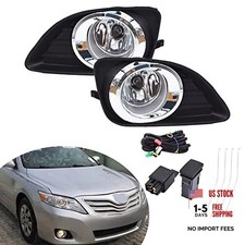 2-Pack Fog Lights Assembly with Bulbs, Switch Wiring Kit Left and Right Side