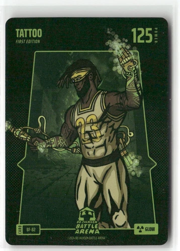 2024 Bo Jackson Battle Arena #BF-82 Tattoo - Fernando Tatis Jr. Battle Foil GLOW