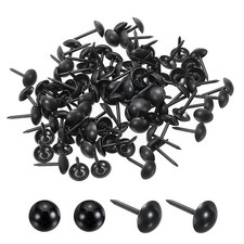 Upholstery Tacks, 9/32" x 1/2" 100 Pcs for DIY Handicrafts Black