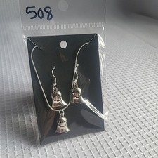 Halloween Ghost Necklace And Earrings Set