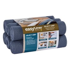 EasyLiner Select Grip Shelf Liner 12in x 10ft Navy Blue 6 Rolls Non-Slip Non-Adh