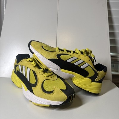 US Mens 11 Adidas Yung 1 'Acid House Pack' Yellow/Black Trainers GUC!