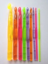 9 pcs  Set Sizes Acylic Crochet Hooks Needles Hook 3.0mm to 12.0mm Needle Hook