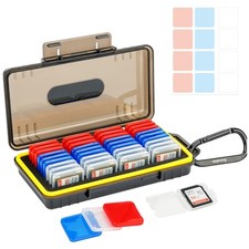 Storage Case for 36 SD Cards with Protective Holders