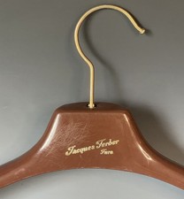 Mid-Century Modern Retro Jacques Ferber Furs Luxury High-End Fashion Hanger