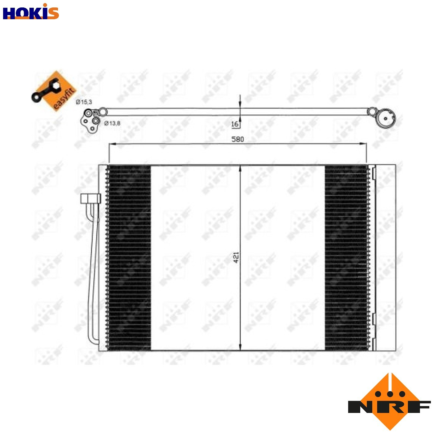 ✅Fits NRF 35537 Condenser, air conditioning ⭐UK Seller⭐ - Image 21