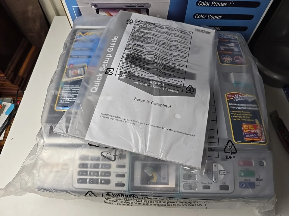 Brother 6 n 1 принтер цветной фото многофункциональный центр MFC-440CN струйный 2006 - Изображение 4 из 4