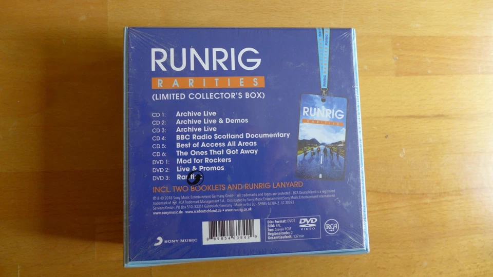 Runrig - Rarities (EU) (Limited Box 6 CDs + 3 DVDs) 88985463842 - Bild 2 von 3