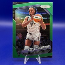 2025 Panini Prizm WNBA Kayla Thornton Green Prizm #17 Golden State Valkyries