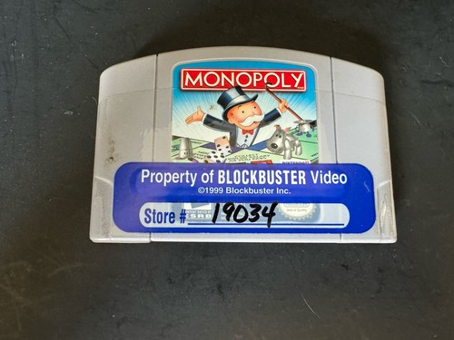 N64 Monopoly Video Game w Box Nintendo - Picture 2 of 4