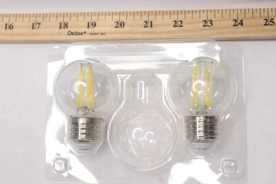 (2-Pk) Ecosmart Dimmable Energy Star CEC Filament LED Light Bulb Daylight 60W - Image 4 of 4