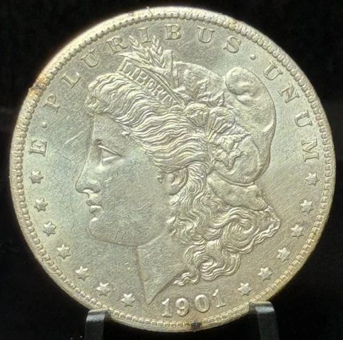 1901 O United States Morgan One Dollar S$1 Silver Coin