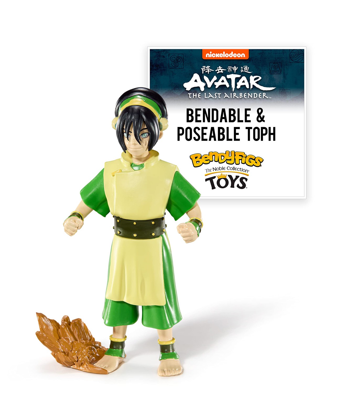 Сгибаемые игрушки The Noble Collection Avatar Toph - Noble Toys 17 см, которые можно сгибать.