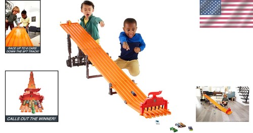 Hot Wheels Super 6-Lane Raceway Track Set]^- - Bild 2 von 8