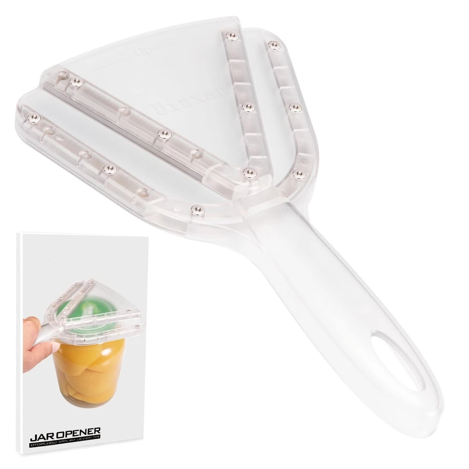 Jar Opener for Weak Hands & Seniors, Easy Twist Off Bottle Caps Kitchen Gadget - Image 3 of 4