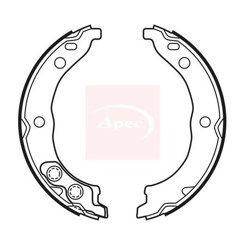 For FIAT DUCATO 244 2001 on BRAKE SHOE SHU696