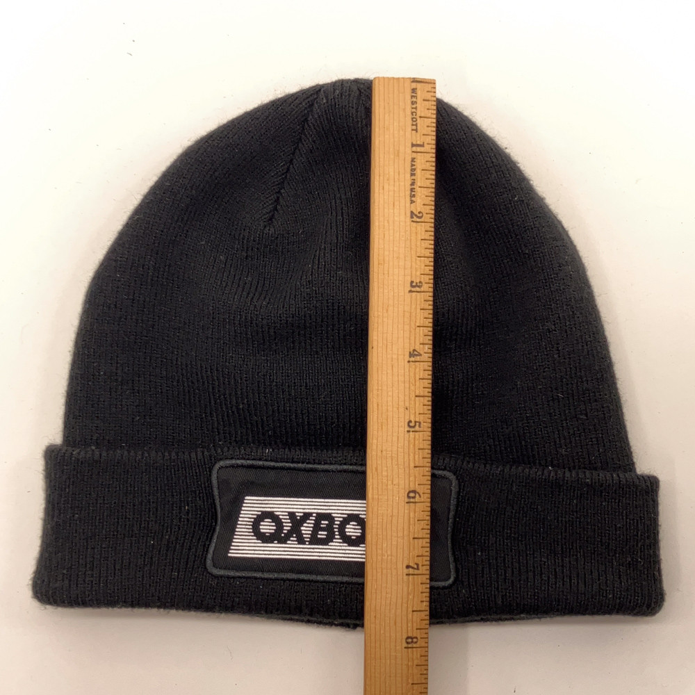 Oxbow patch black winter cuff hat - image 6