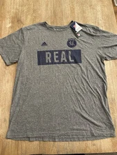 Real Salt Lake RSL t-shirt Men’s size 2XL XXL Gray adidas