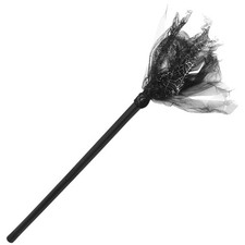 Broom Prop for Adults Wizard Flying Halloween Broomstick Decor Cosplay