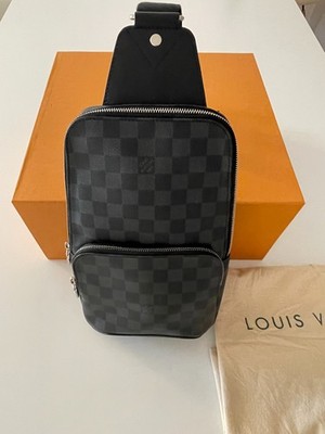 Louis Vuitton Avenue Sling Bag Neu Damier Graphite Canvas