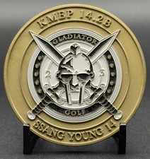 RARA moneta sfida USMC KMEP 14,2B Ssang Yong 14 Gladiator Golf Company - 2014