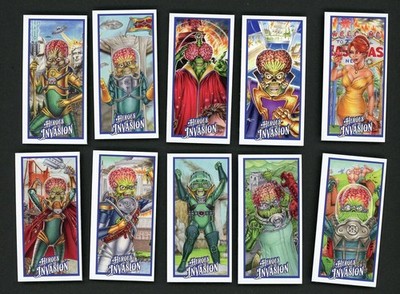2020 Mars Attacks Uprising Complete Tobacco Card Subset