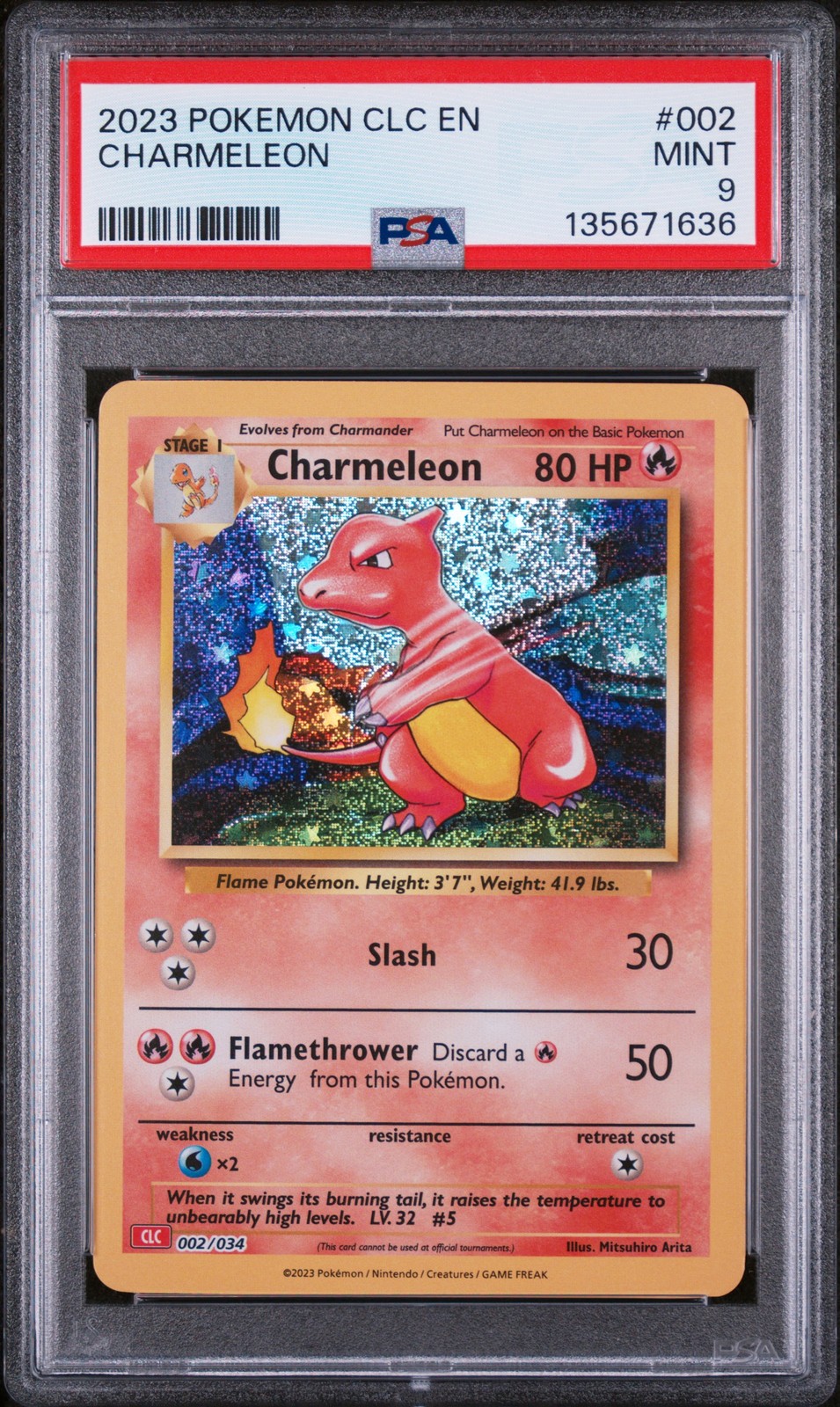 2023 #002 CHARMELEON PSA 9