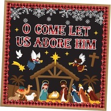 Christmas Bulletin Board Decorations Nativity Christian Christmas Bulletin