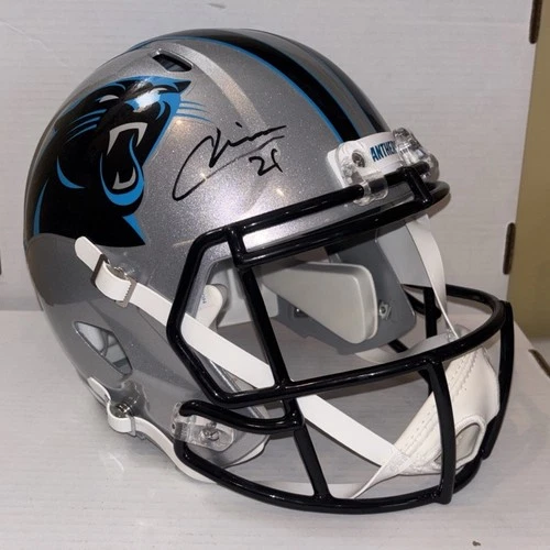 JEREMY CHINN SIGNED CAROLINA PANTHERS FULL SIZE HELMET REPLICA RADTKE SPORTS